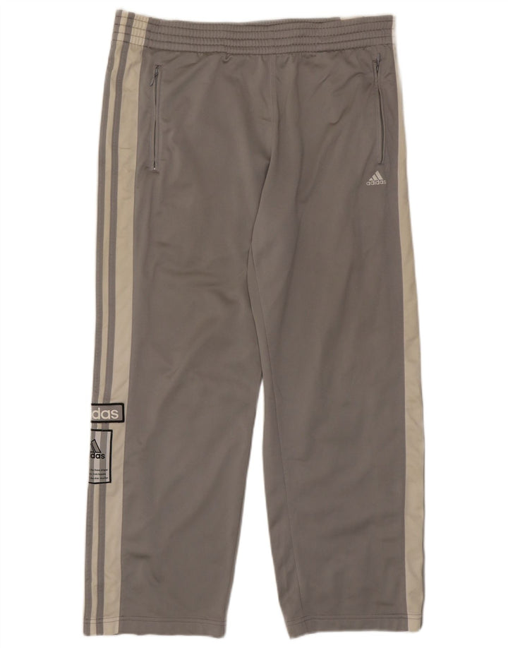 Adidas Herren-Trainingshose mit Grafik, XS, grau, Polyester