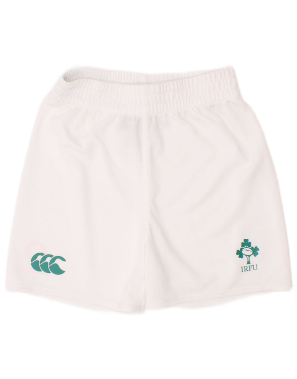 Canterbury Jungen IRFU Graphic Sport Shorts 3–4 Jahre weißes Polyester
