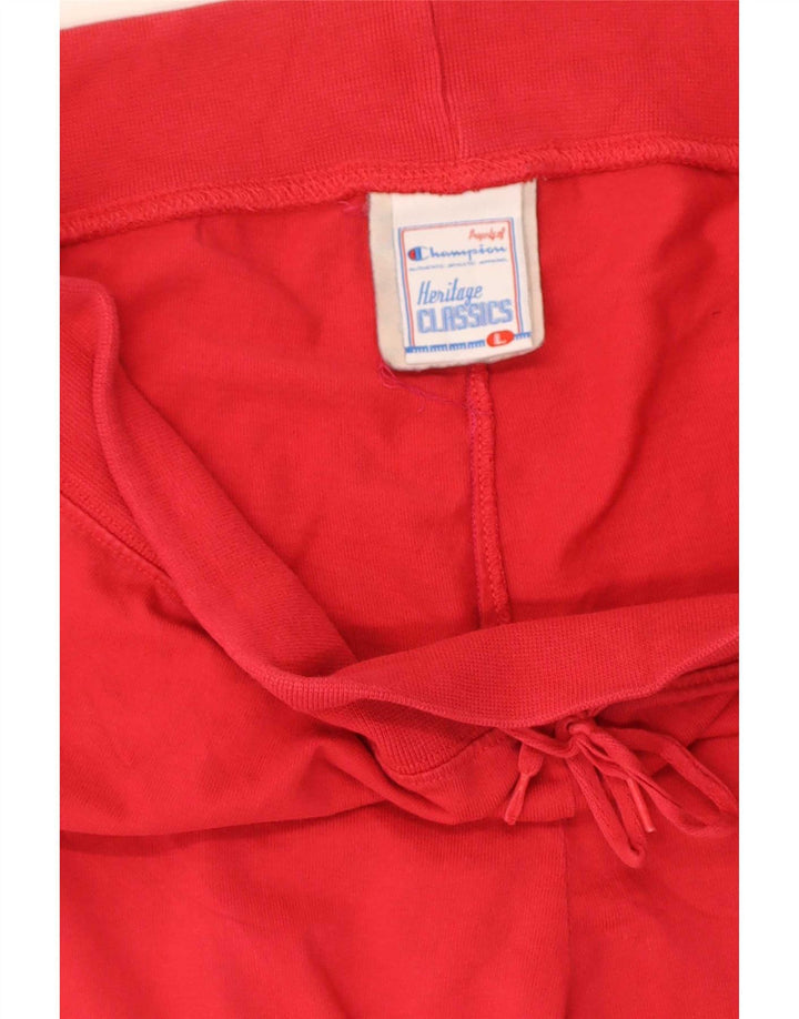 Champion Damen-Trainingshose, große rote Baumwolle