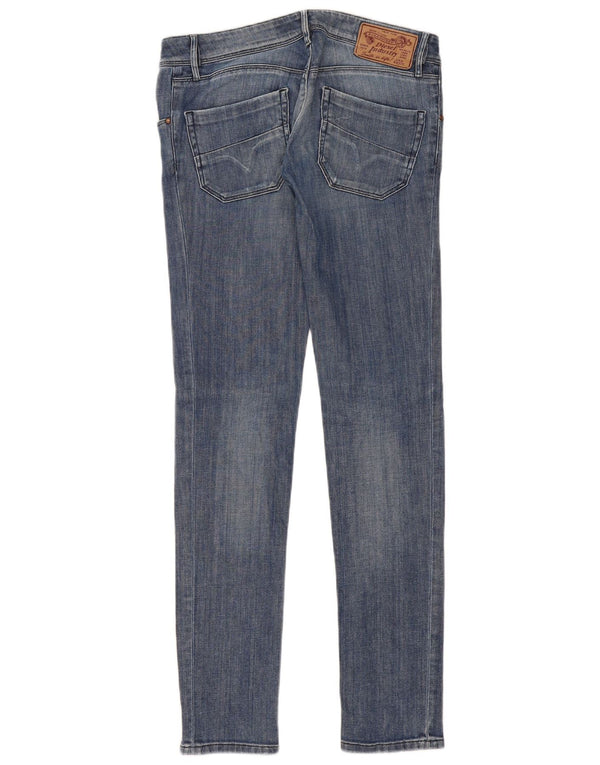 Diesel Damen Nevy Slim Jeans W30 L34 Blaue Baumwolle
