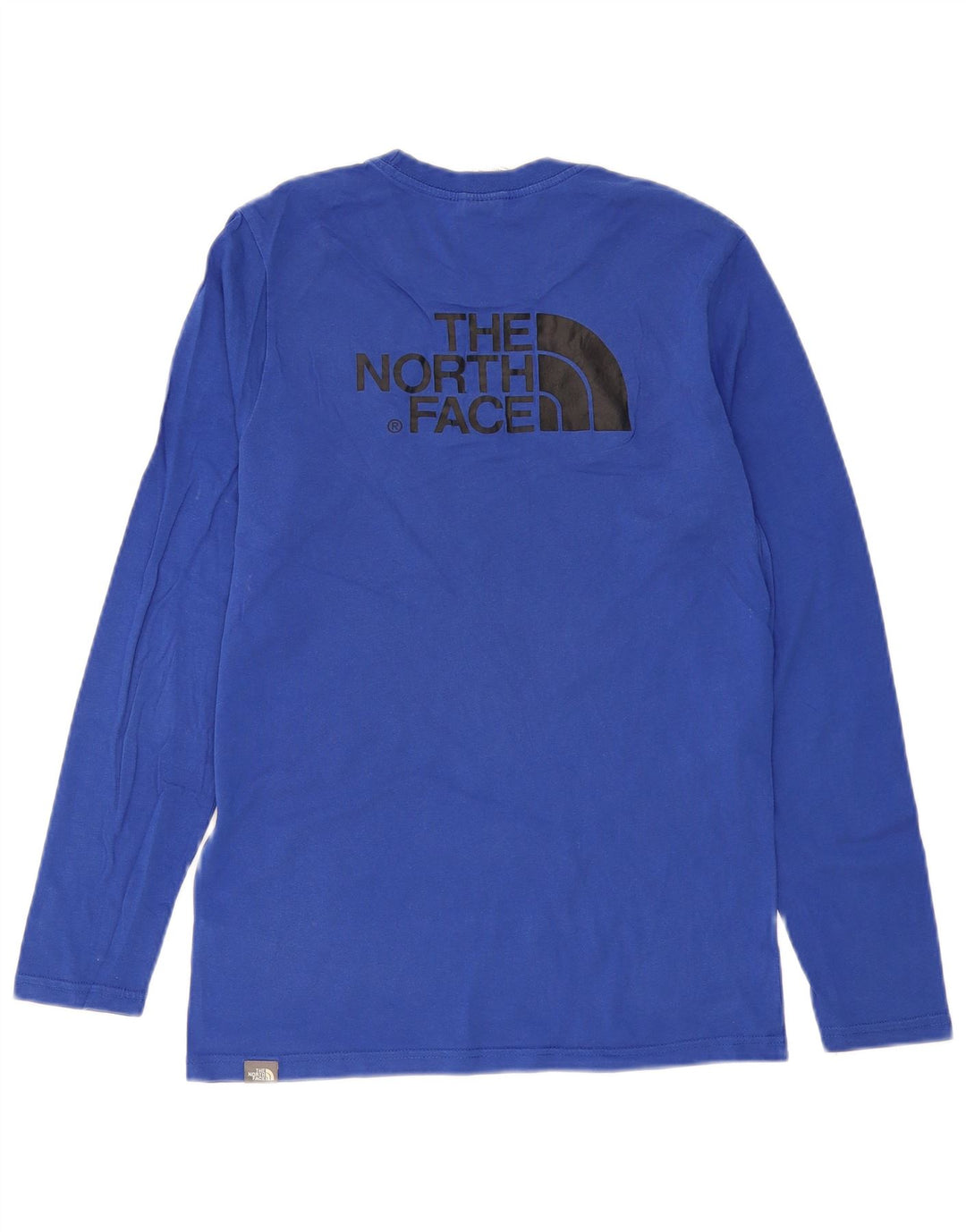 THE NORTH FACE Herren-Grafik-Oberteil, langärmelig, klein, blau, Baumwolle