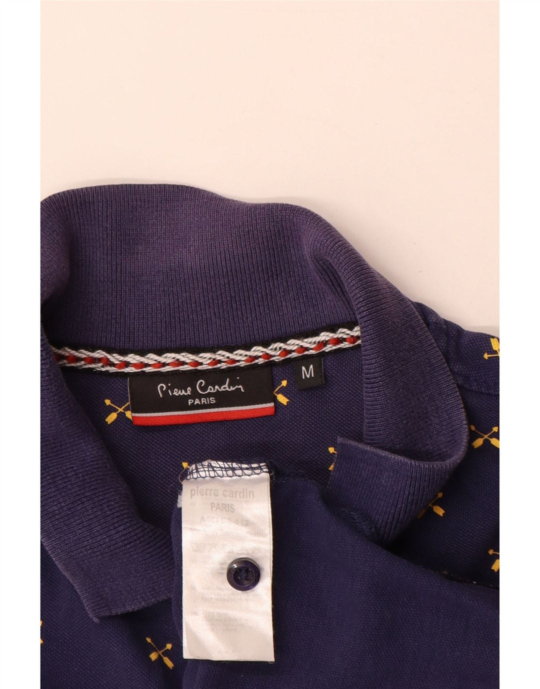 Pierre Cardin Herren-Poloshirt mit Grafik, mittelgraue Baumwolle