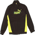 PUMA Boys Graphic Tracksuit Top Jacket 9-10 Years Black Colourblock Vintage Puma and Second-Hand Puma from Messina Hembry 