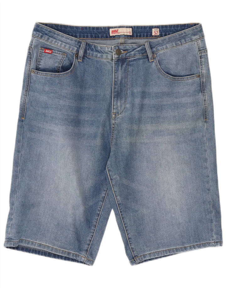 Rifle Herren Jeansshorts IT 52 XL W38 Blaue Baumwolle