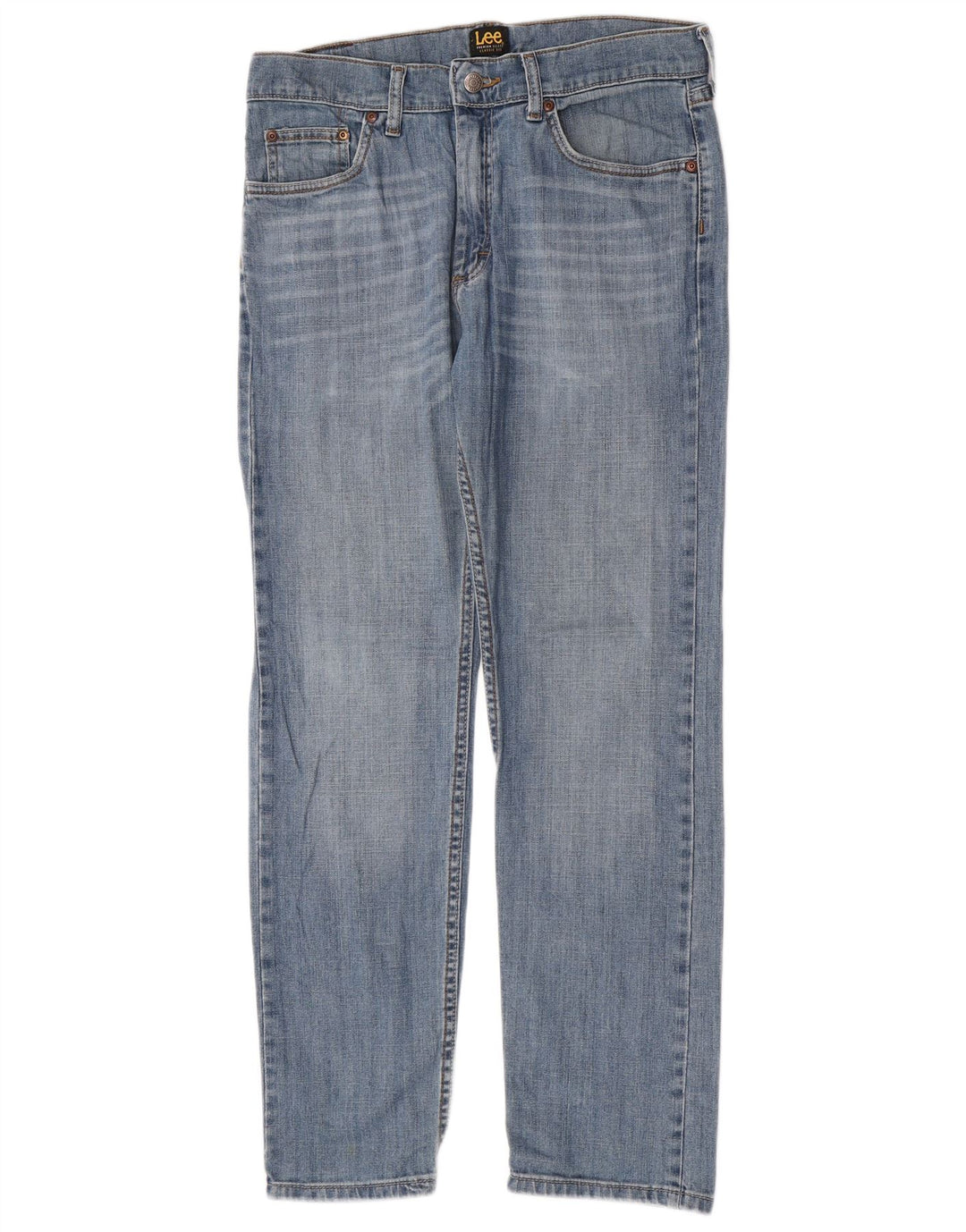 Lee Herren Slim Jeans W31 L30 Blaue Baumwolle