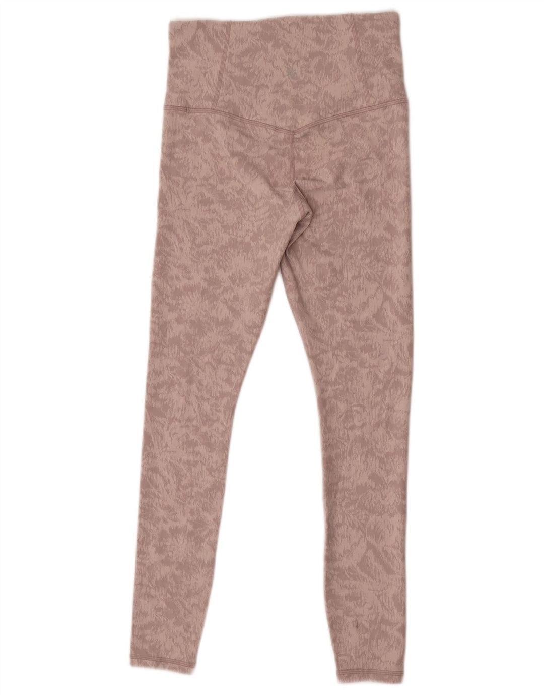 Athleta Womens Abstract Pattern Leggings UK 8 Small Pink Nylon