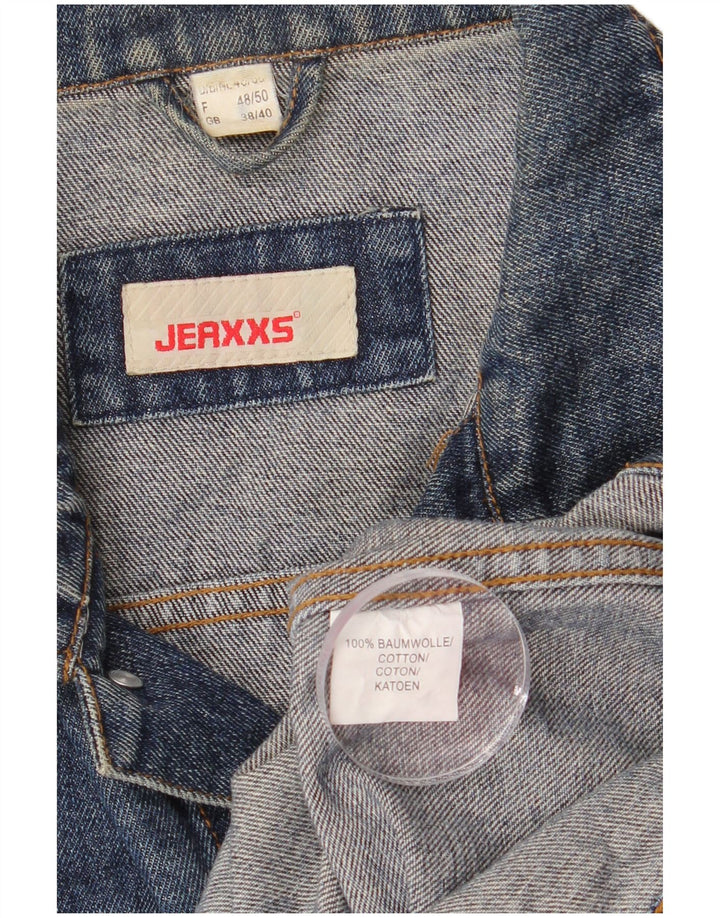 Jeaxxs Herren Jeansjacke UK 38/40 mittelblaue Baumwolle