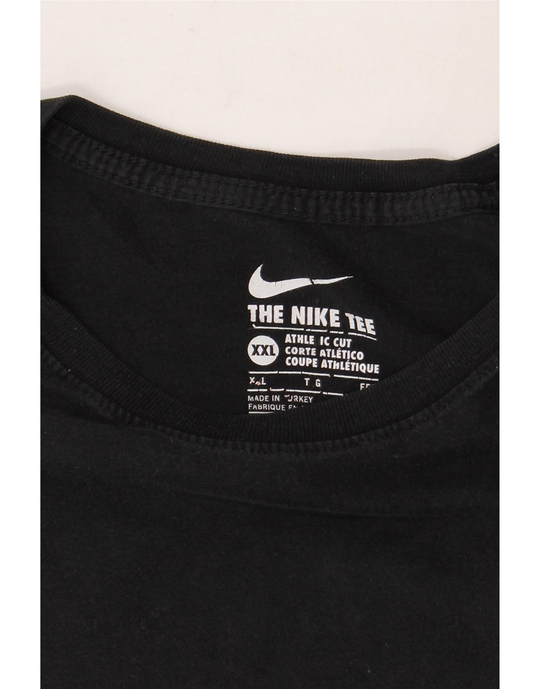 NIKE Herren Athletic Cut T-Shirt Top 2XL Schwarz