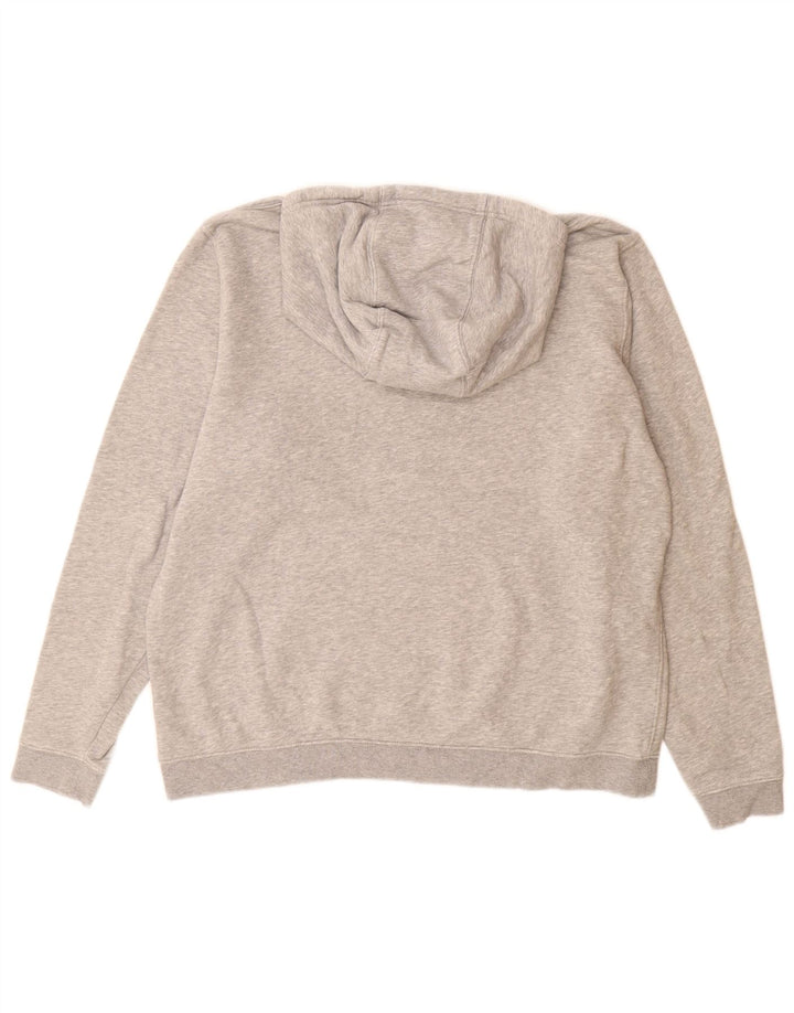 NIKE Herren Moeller Graphic Hoodie Pullover Große graue Baumwolle