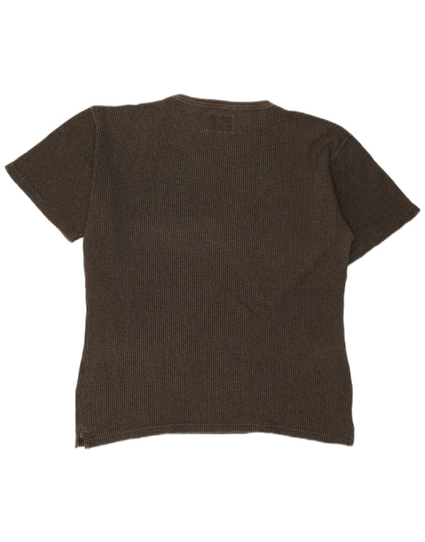 Wrangler Herren T-Shirt Top Large Khaki Baumwolle