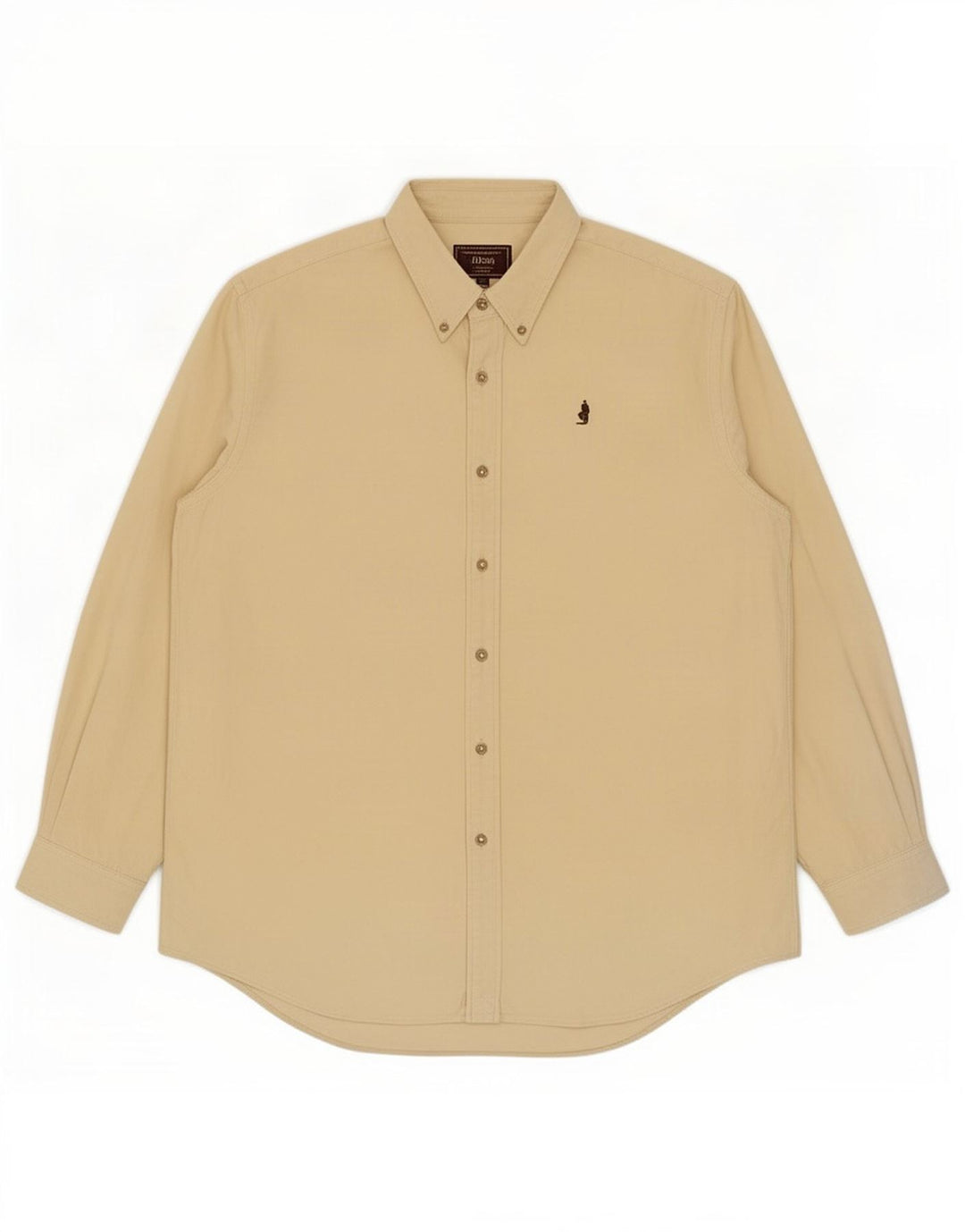 Marlboro Classics Herrenhemd 2XL Beige Baumwolle