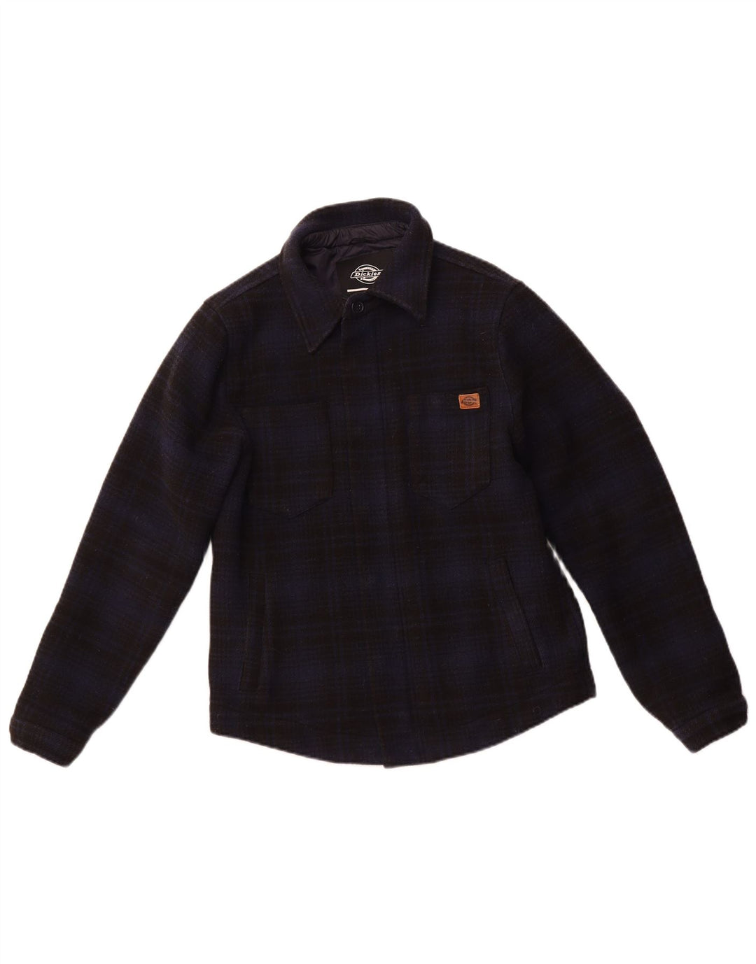 DICKIES Herren Lumberjack Flanellhemd XS Marineblau karierte Wolle