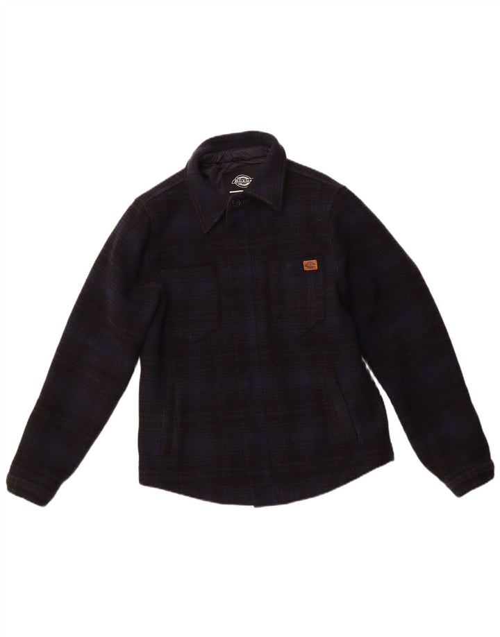 DICKIES Herren Lumberjack Flanellhemd XS Marineblau karierte Wolle