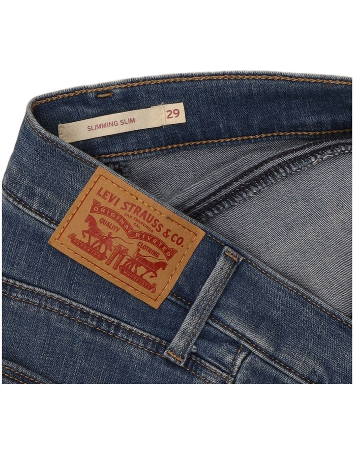 LEVI'S Schlankmachende Slim-Jeans für Damen, W29, L25, Blau