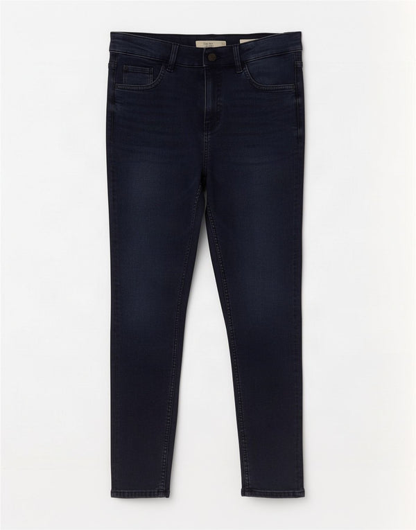 Marks & Spencer Damen The Ivy Skinny Jeans UK 12 Medium W30 L26 Marineblau