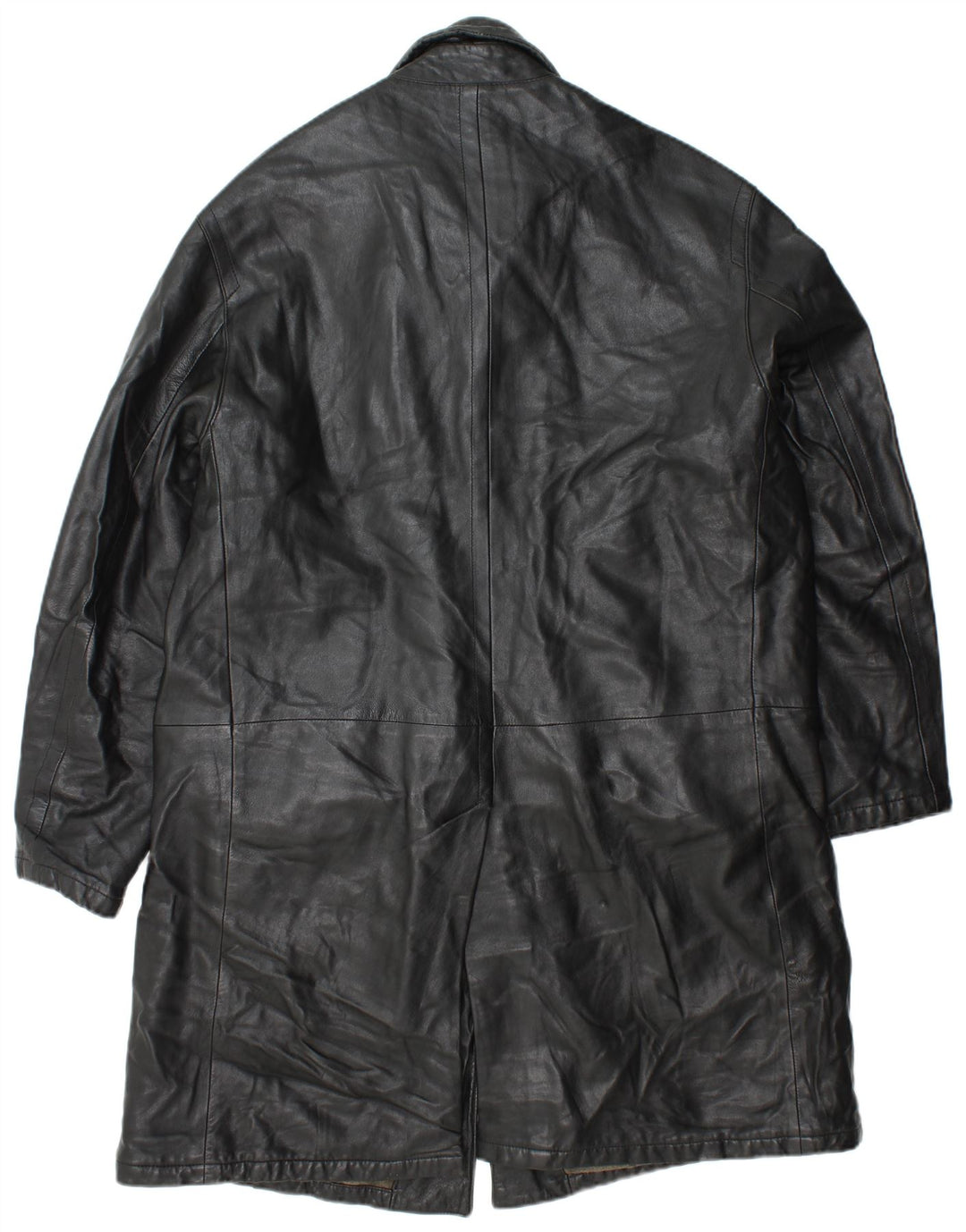 Pal Zileri Herren Ledermantel IT 52 XL Schwarzes Leder