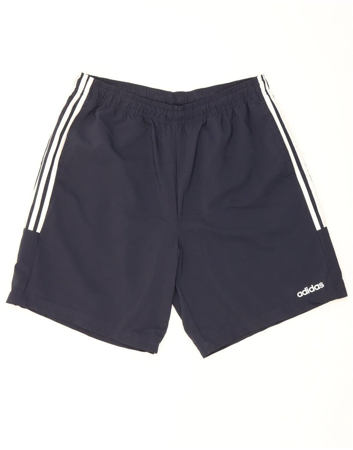 Adidas Herren Sport Shorts XL Marineblau Polyester