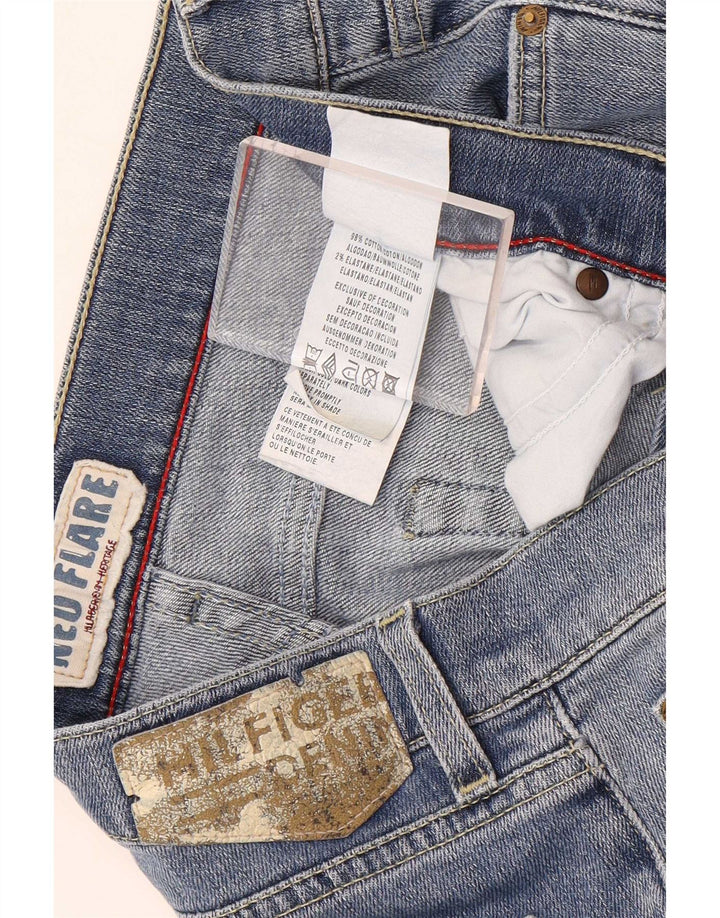 Tommy Hilfiger Damen Schlagjeans W31 L30 Blaue Baumwolle