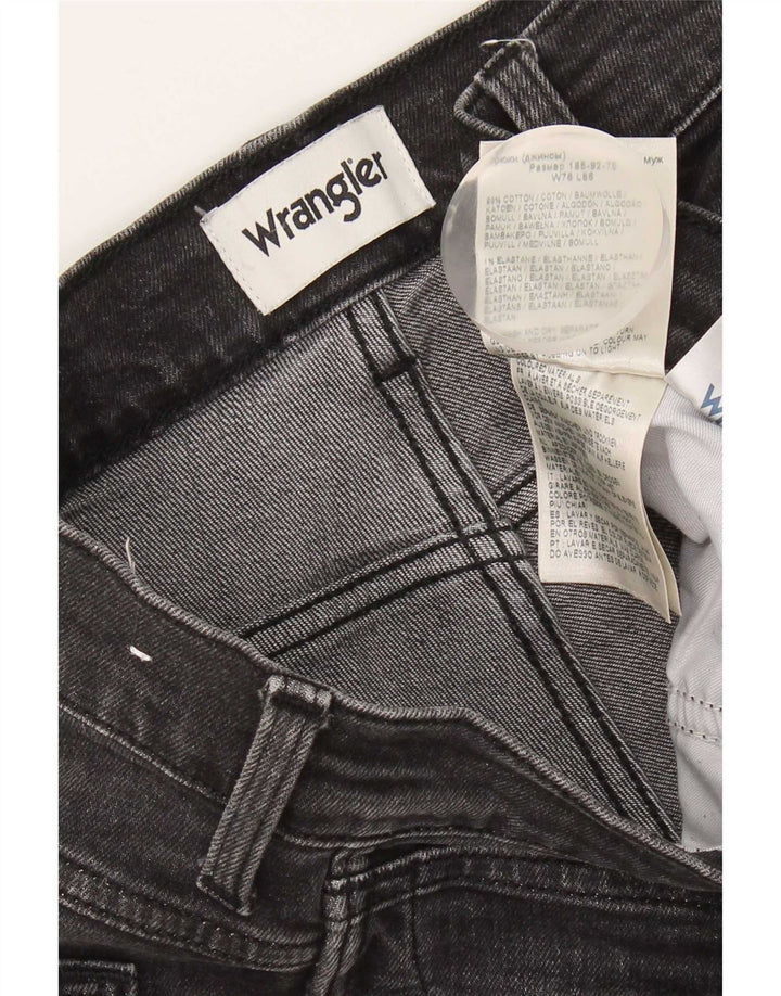 Wrangler Herren Bryson Slim Jeans W30 L34 Graue Baumwolle