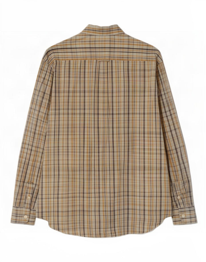Barbour Herrenhemd, groß, beige kariert