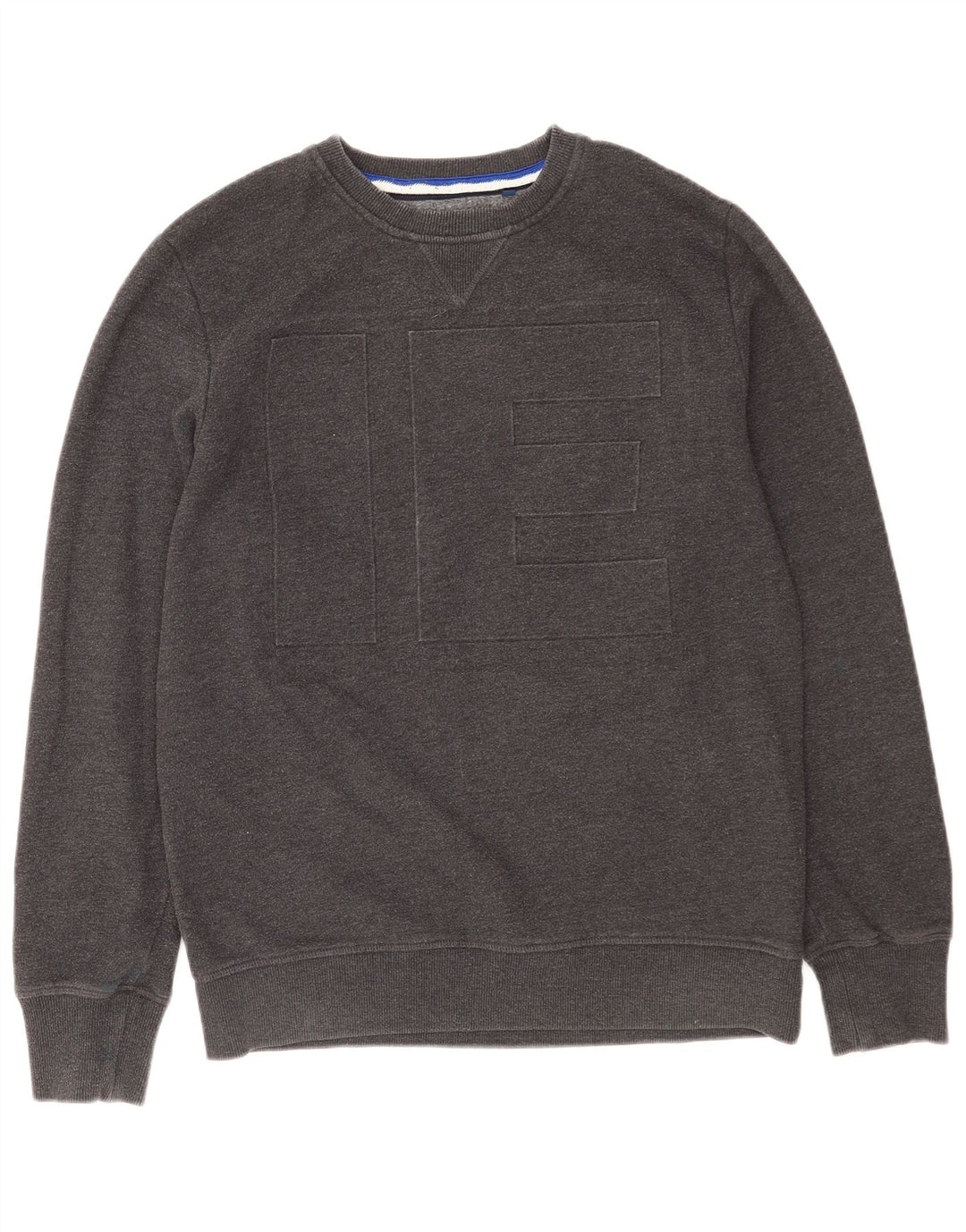 Superdry Herren Grafik-Sweatshirt-Pullover, große graue Baumwolle
