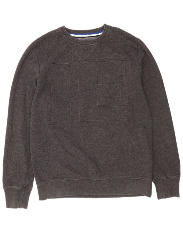 Superdry Herren Grafik-Sweatshirt-Pullover, große graue Baumwolle