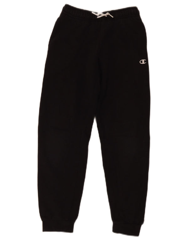 Champion Jungen-Trainingshose, Jogginghose, 9–10 Jahre, schwarze Baumwolle