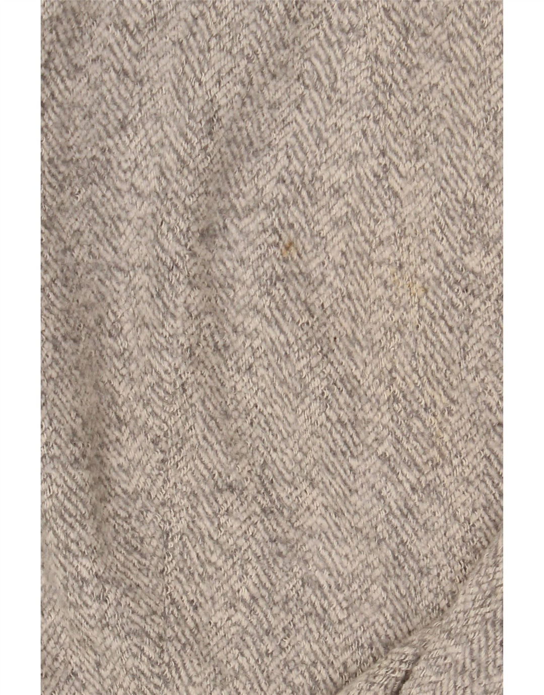 Zara Damen Mantel UK 12 Mittelbeige Herringbone Polyester