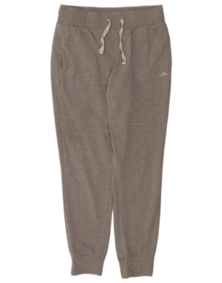 O'NEILL Womens Tracksuit Trousers Joggers UK 14 Medium  Grey Cotton