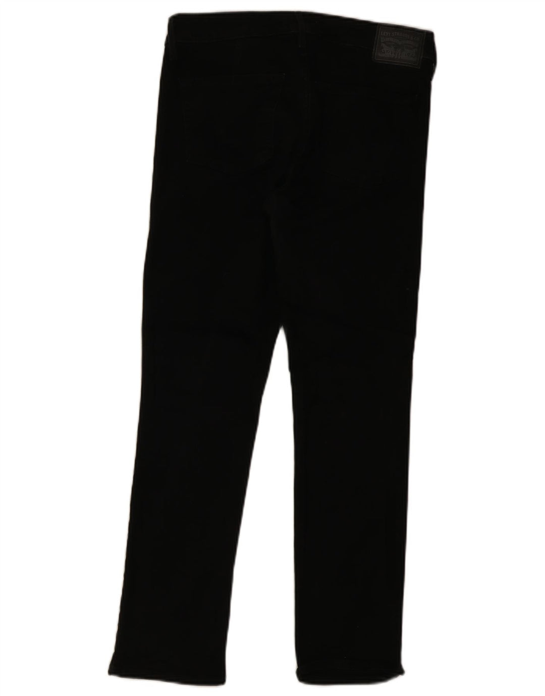 Levi's Damen 712 Slim Jeans W28 L28 Schwarze Baumwolle