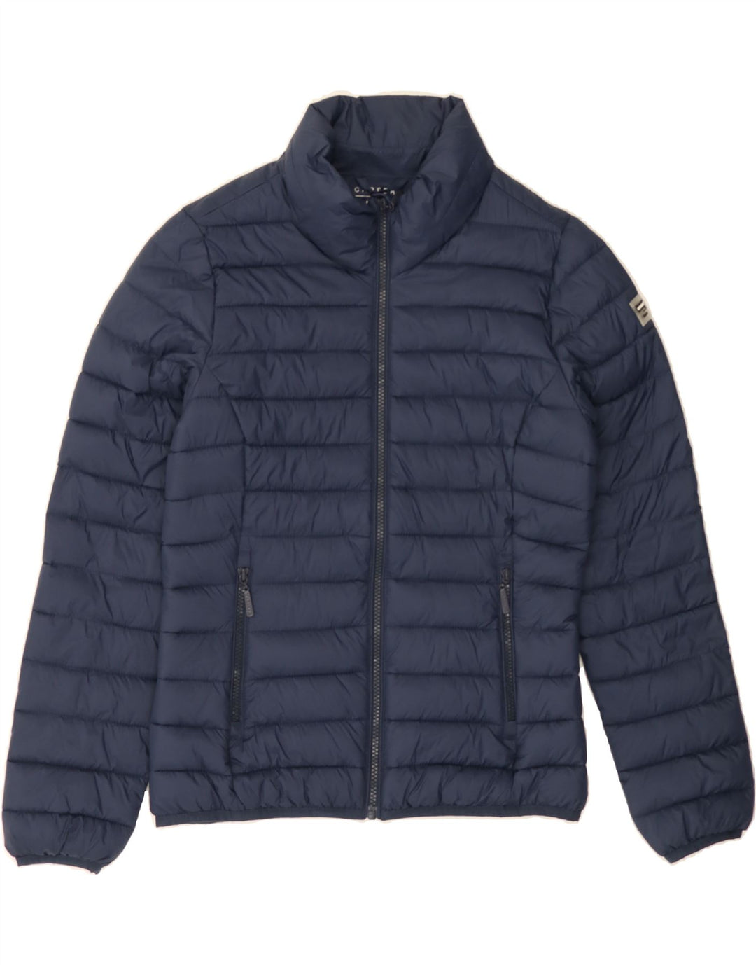CARRERA Womens Padded Jacket UK 10 Small Navy Blue Polyamide Vintage Carrera and Second-Hand Carrera from Messina Hembry 