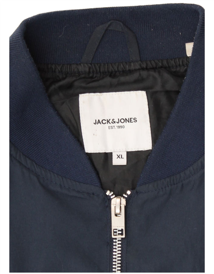 Jack & Jones Herren Bomberjacke UK 42 XL Marineblau
