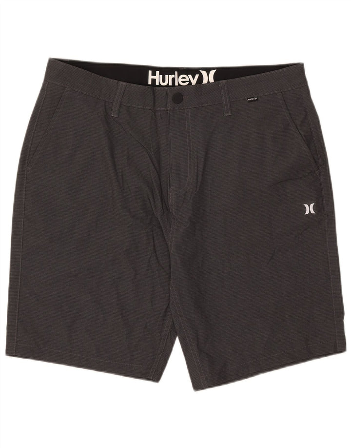 Hurley Herren Chinoshorts W36 Large Grau Polyester