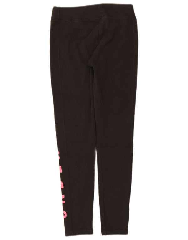 Under Armour Mädchen-Leggings mit Grafik, 9–10 Jahre, mittlere schwarze Baumwolle