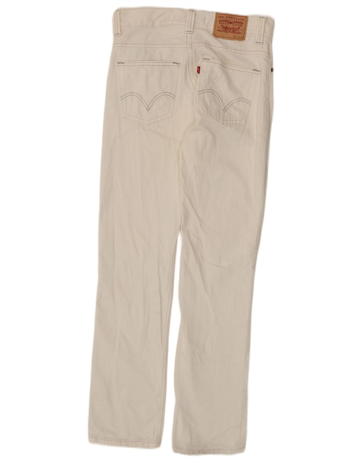 LEVI'S Herren 511 Slim Jeans W31 L34 Off White Cotton