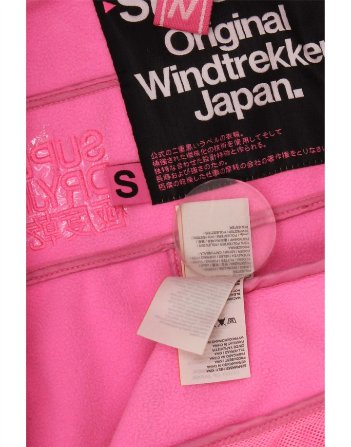 Superdry Damen Windtrekker Graphic Windjacke UK 10 Small Grau