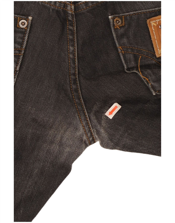 Dolce & Gabbana Damen Comfort Fit Regular Straight Jeans W31 L35 Grau