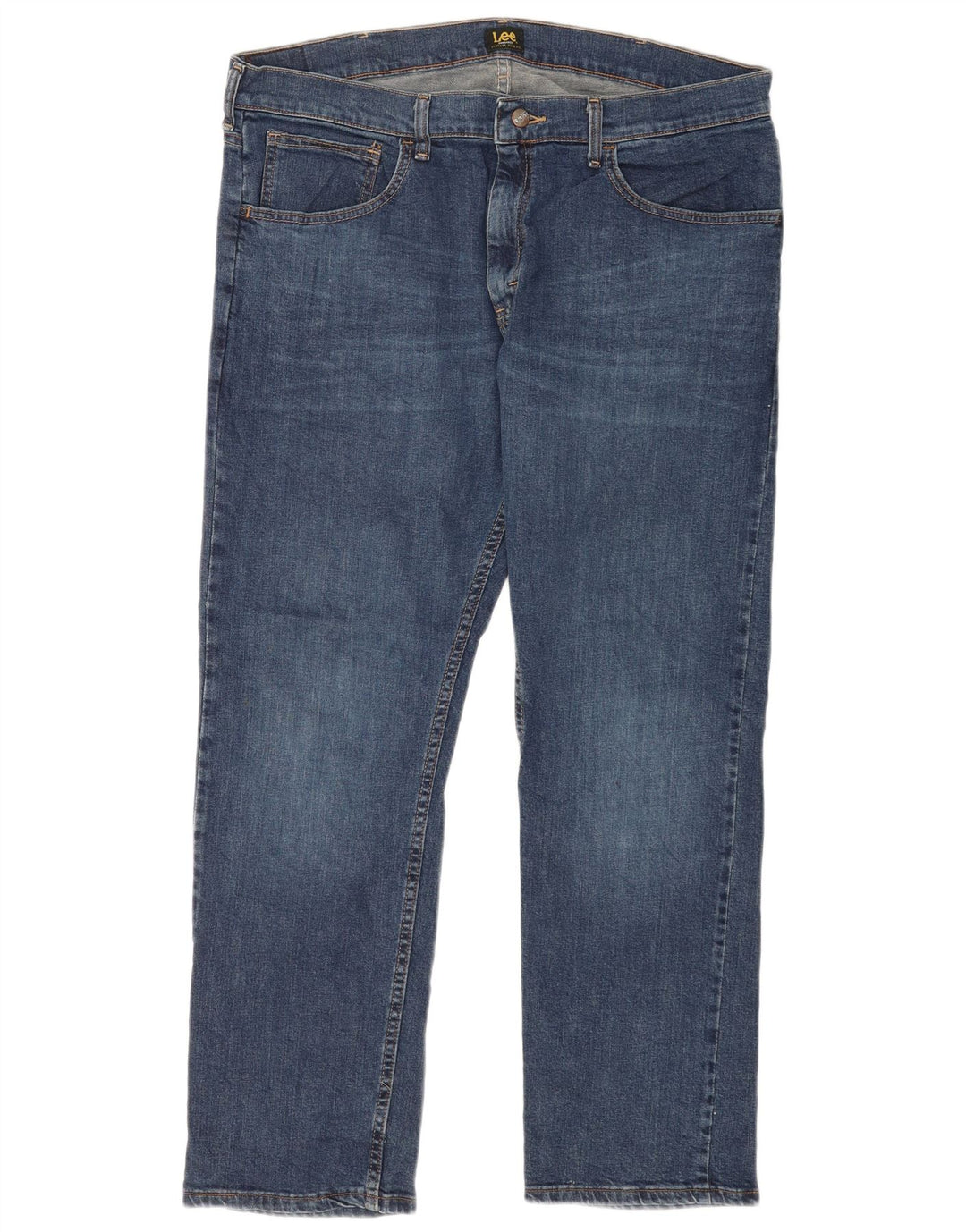 Lee Herren Slim Jeans W38 L30 Blaue Baumwolle