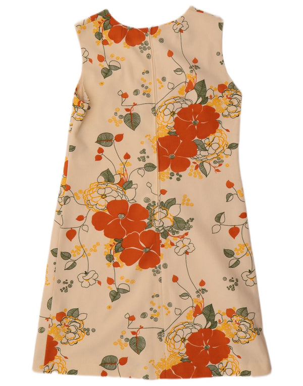 Diolen Loft Damen Etuikleid IT 44 Medium Beige Floral Synthetik