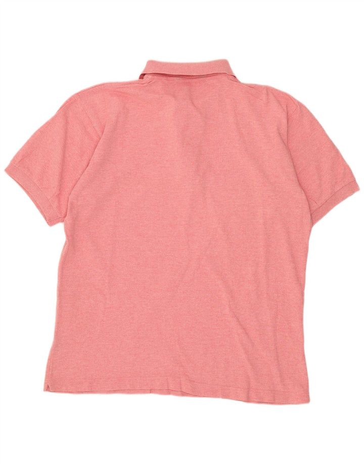 Kappa Herren-Poloshirt, groß, rosa Baumwolle