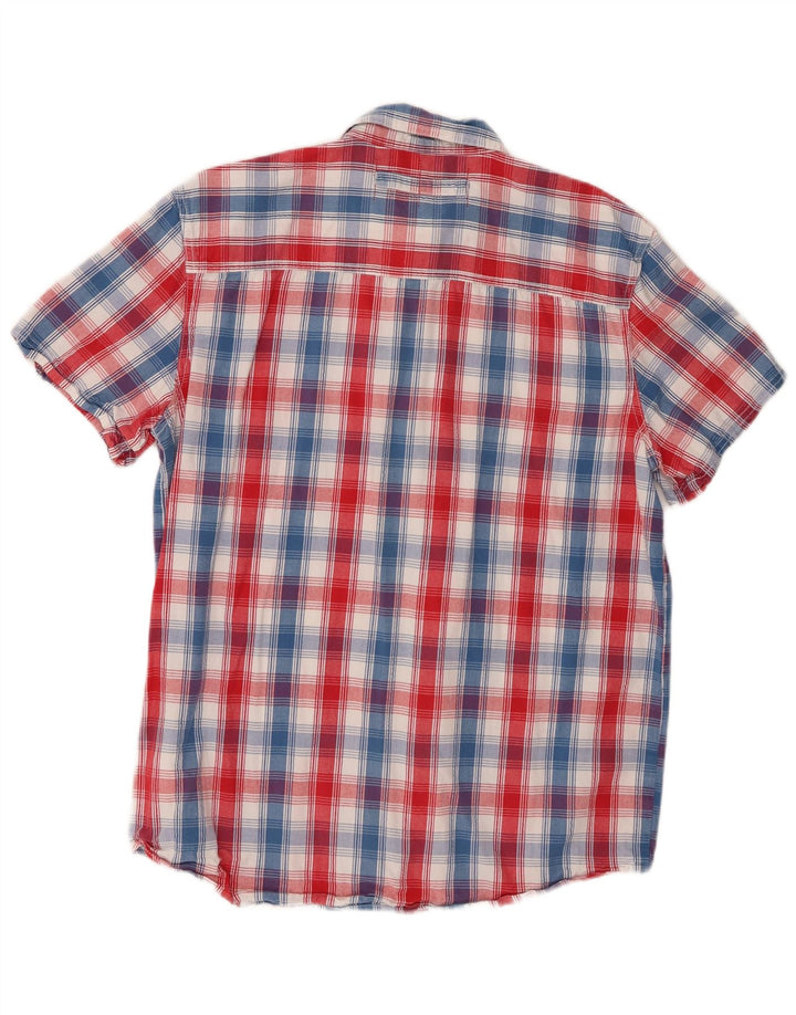 Wrangler Herren-Kurzarmhemd, groß, mehrfarbig, kariert, Baumwolle