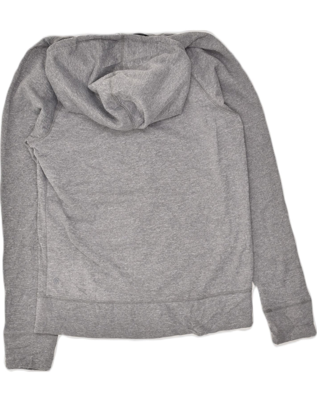 CHAMPION Womens Zip Hoodie Sweater UK 14 Medium Grey Polyester | Vintage Champion | Thrift | Second-Hand Champion | Used Clothing | Messina Hembry 