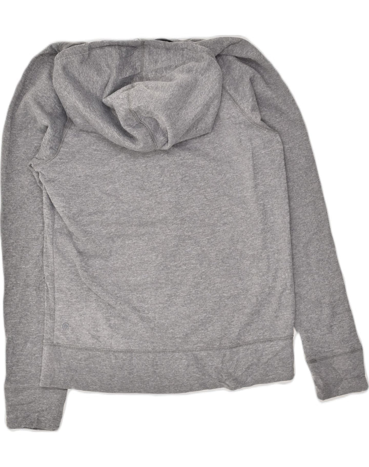 CHAMPION Womens Zip Hoodie Sweater UK 14 Medium Grey Polyester | Vintage Champion | Thrift | Second-Hand Champion | Used Clothing | Messina Hembry 