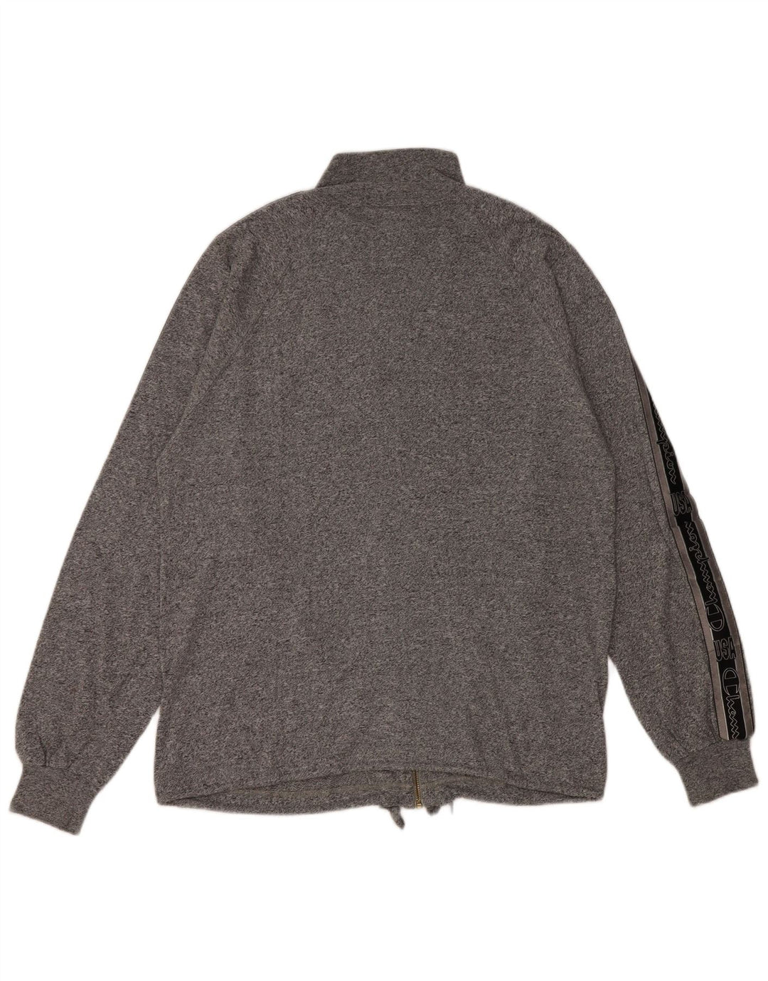 Champion Herren-Trainingsanzugoberteil mit Grafik, Größe L, Grau meliert