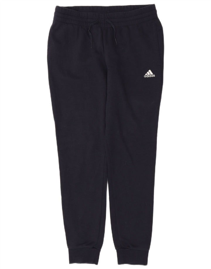 ADIDAS Damen Trainingshose Jogger UK 12/14 Medium Marineblau