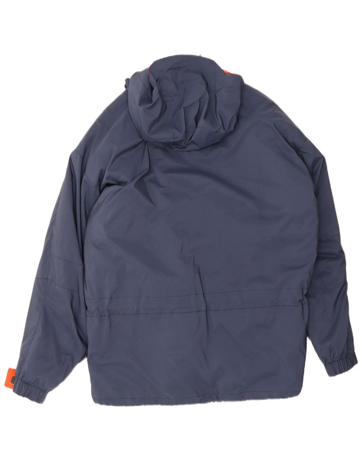 Great Escapes Herren Kapuzenpullover Skijacke IT 54 2XL Marineblau Polyester