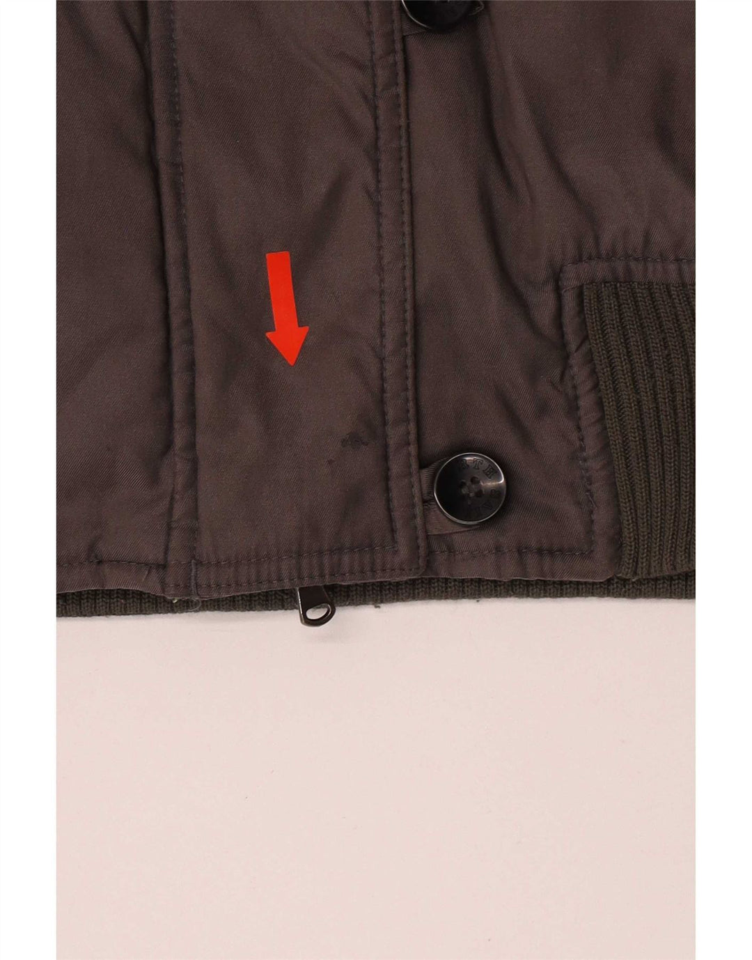 North Sails Damen Bomberjacke in Übergröße mit grafischer Kapuze, UK 6, XS, Grau