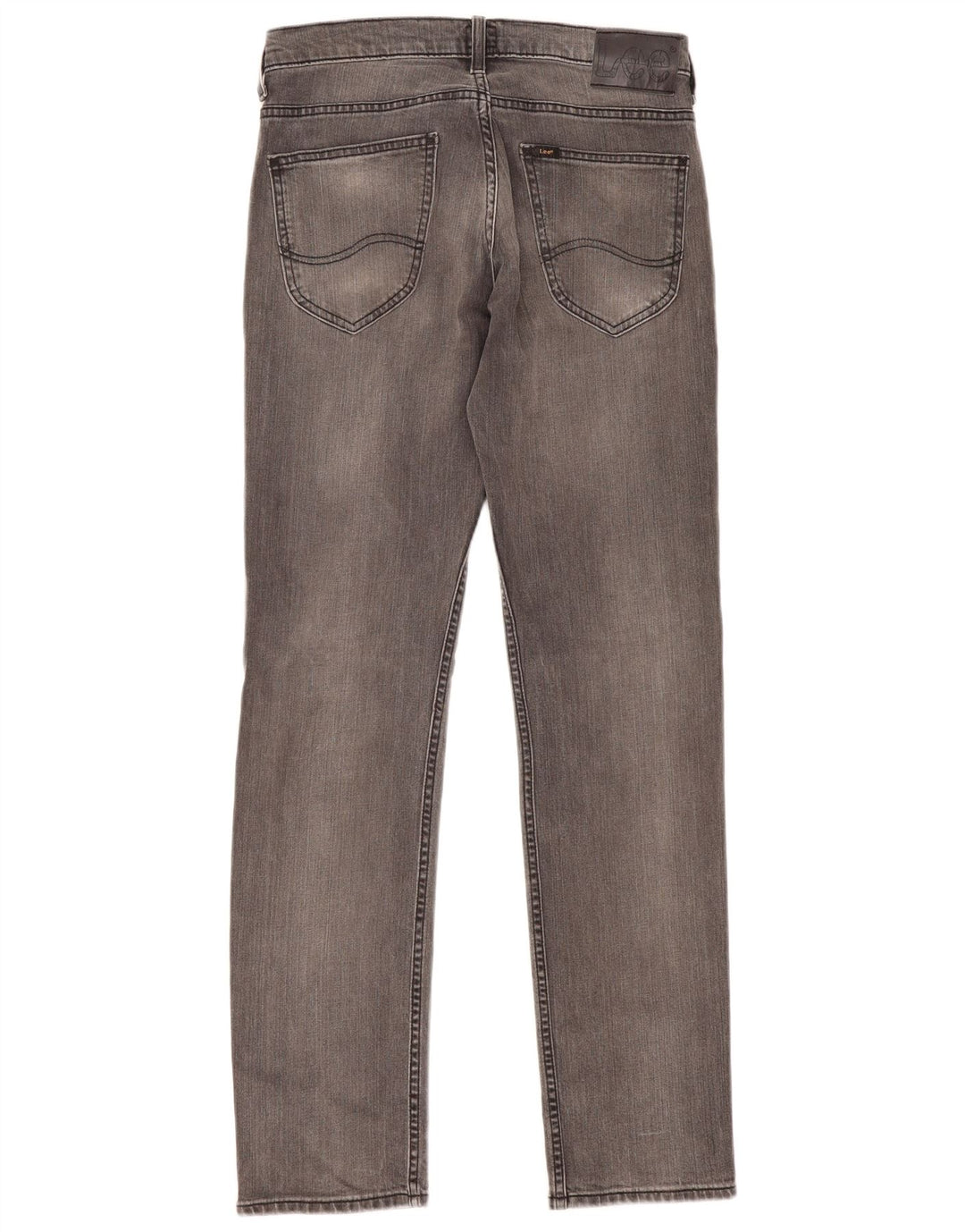 Lee Damen Powell Slim Jeans W30 L32 Graue Baumwolle