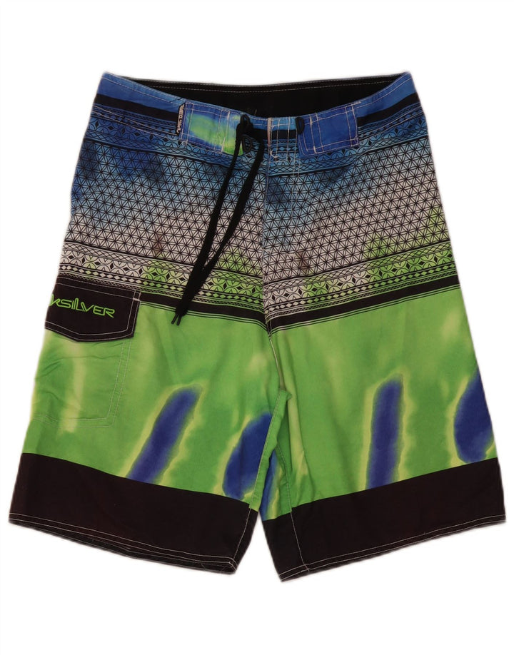Quiksilver Herren-Badeshorts mit Grafik, mittelgroß, mehrfarbig, Farbblock