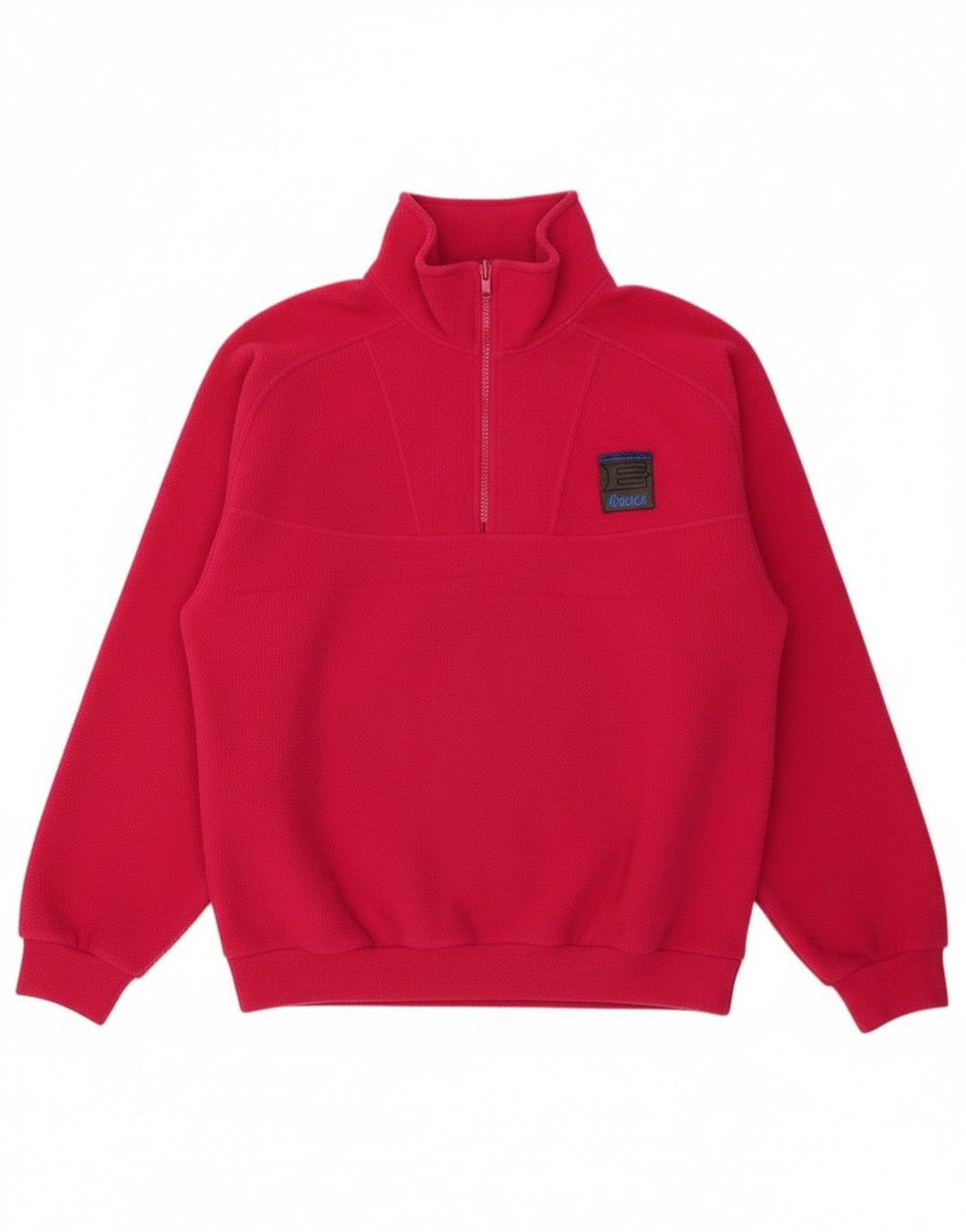 Nordica Herren-Fleecepullover mit lockerer Passform und Reißverschluss am Hals, klein, rosa, Polyester